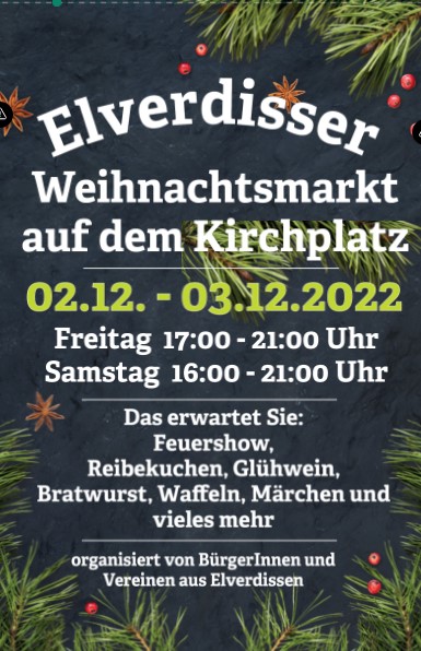 Weihnachtsmarkt 2022 auf dem Kirchplatz